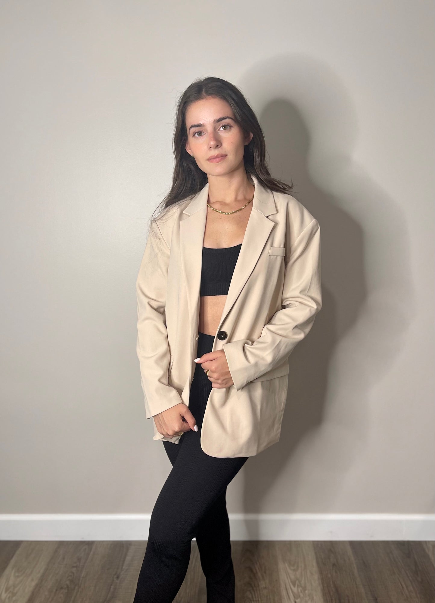Oversized Single Breasted Blazer