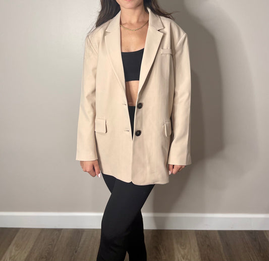 Oversized Single Breasted Blazer